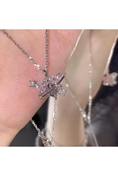 Choice قلادة تردد القلب الملونة بالصورة، قلادة نسائية عالية الجودة، تصميم أني...