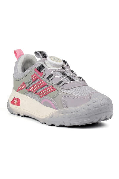 KAJILA Girl's Ice Pink Casual Sneakers |   Comfortable Walking and Running Sneaker - Stylish and Durable Design