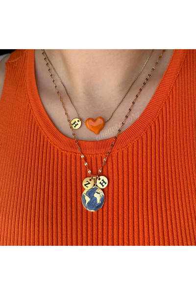 Alis Accessory Murano kalpli dünyam kolye