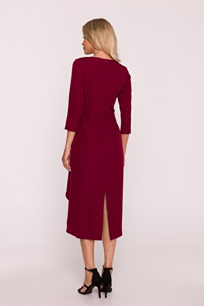 Stylove s425 Elegant dress with decorative frill