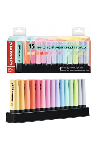 Other Stabilo Boss Pastels Highlighters 15 culori 7015-02-5
