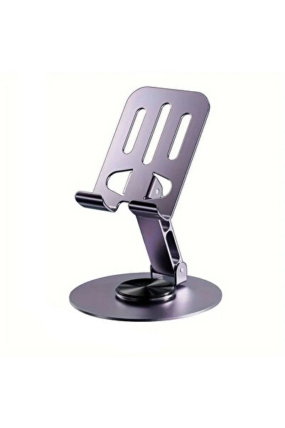 Choice حامل تابلت محمول من سبائك الألومنيوم 720 قابل للدوران باللون الأرجواني...