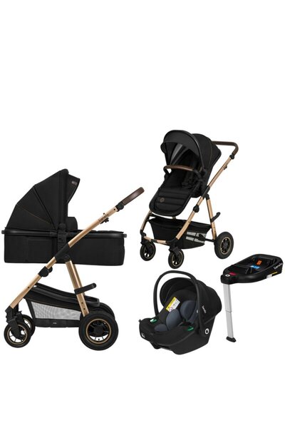 Lionelo Carucior 4 in 1, Lionelo, Amber, Landou intarit, Scoica auto, Baza is...