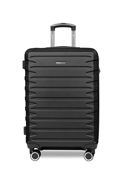 PARAJOHN Aero 24-Inch (Medium) ABS Hard Case Checked-In Luggage Trolley Bag with 4 Spinner Wheels and Lock