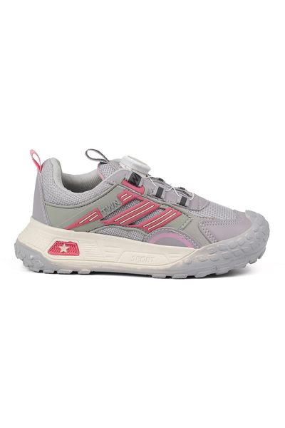 KAJILA Girl's Ice Pink Casual Sneakers |   Comfortable Walking and Running Sneaker - Stylish and Durable Design