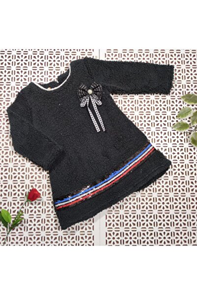 mj kids Lamb Velvet Dress with Wool Lining