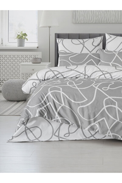 Sudemhome Double Ranforce Fitted Sheet Duvet Cover Set