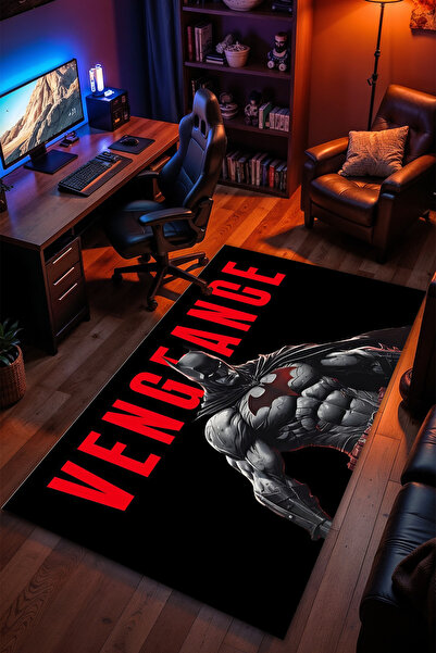Charmbi Batman Desenli Kaymaz Taban Makinede Yıkanabilir Gaming Oyuncu Gamer ...