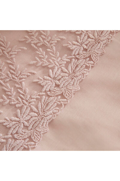 Karaca Home Elaria Lace Double Duvet Cover Set Powder