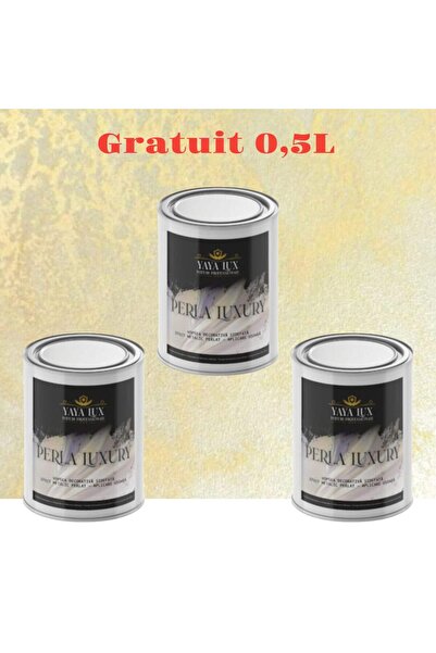 YaYa Color Promotional Package 1.5 Liters Luxury Decorative Paint – Perla Luxury Cream