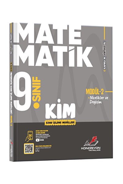 Kondisyon Yayınları 9. SINIF MATEMATİK KONU İŞLEME MODÜLÜ 2. MODÜL NİCELİKLER VE DEĞİŞİM FASİKÜLÜ ( MAARİF MODEL) 2026