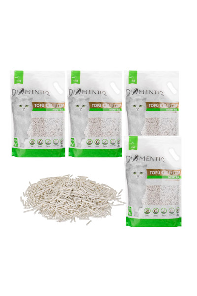 Other DIAMENTIQ Tofu Neutral Ultra aglomerant - așternut pentru plante - 4x4kg