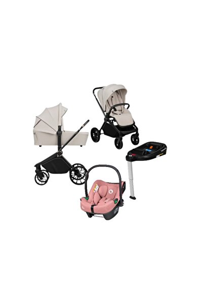 Lionelo Carucior 4 in 1, Lionelo, Mika Plus, Cu scoica auto + Baza Isofix, Re...