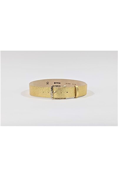 Mabo Curea piele naturala aurie Savanah 4.5 cm