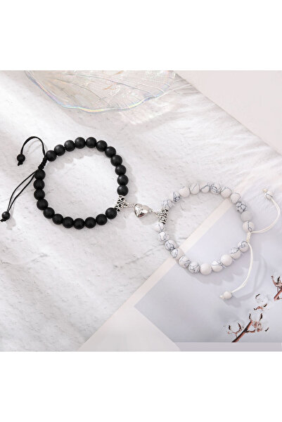 RINHOO FRIENDSHIP BR22Y0216-3 أساور مغناطيسية للأزواج للنساء والرجال على شكل ...