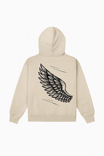 ADAMARA هودي Urban Comfort مصنوع من القطن بنسبة 100%