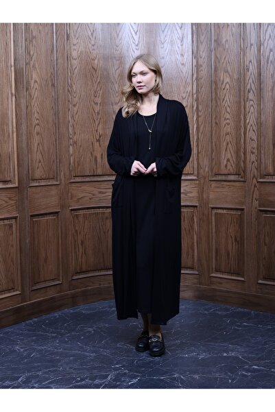 COLORDS Women's Long Pocket Cardigan