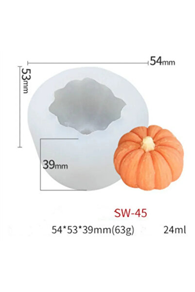 Choice4 sw-45 New Pumpkin Shape DIY Candles Mould Dropping Glue Gypsum Orname...