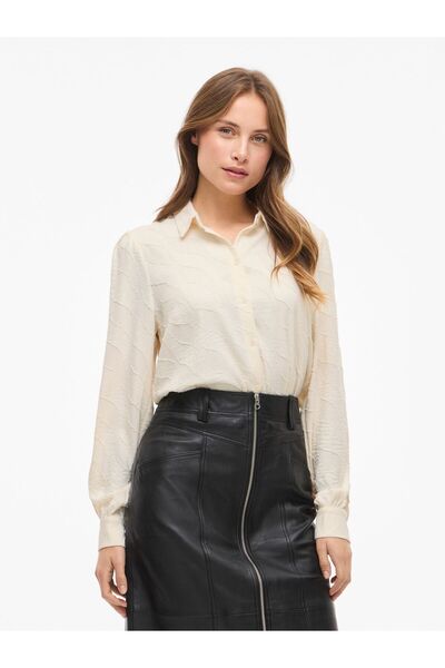 VILA Hemd VIJAZZI Jacquard