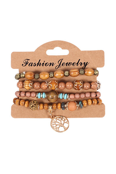 Choice مجموعة أساور خرز بوهيمية مصنوعة يدويًا BR110-4 للنساء في الصيف، أساور ...