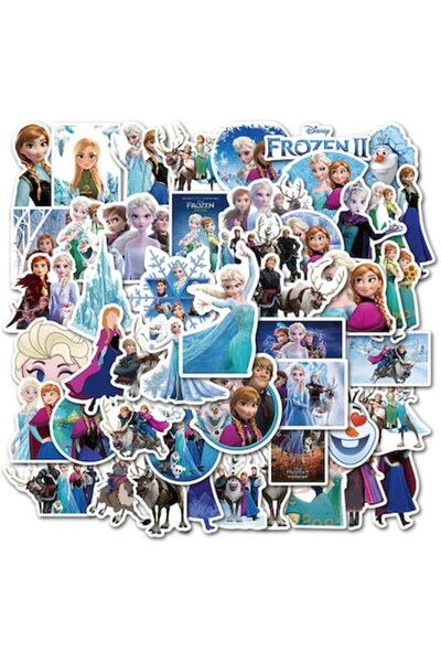 OEM Frozen - Set de 54 de autocolante PVC impermeabile (5 cm)
