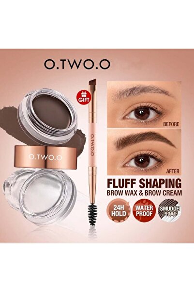 O.TWO.O Cosmetics كريم وجل الحواجب من O.TWO.O، مُحسِّن للحواجب، اللون رقم 2-ب...
