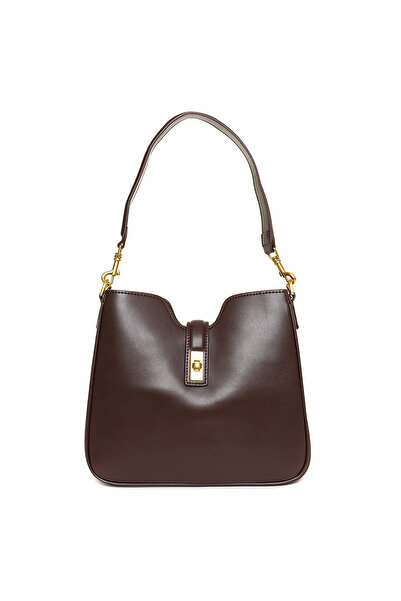MarquessaBags Geantă premium Camille 16 Mică – Maro Espresso