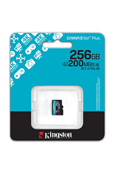 Kingston microSDXC Card Gen 4 256GB, Canvas Go Plus, SDCG4/256GBSP