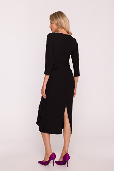 Stylove s425 Elegant dress with decorative frill