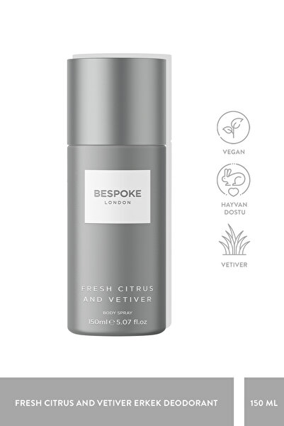 BESPOKE LONDON Bespoke - Fresh Citrus and Vetiver Erkek Deodorant 150ml