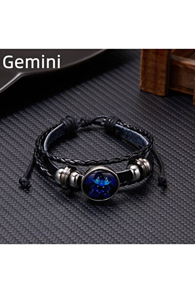 Choice BR22Y0338-1 أساور مضيئة بتصميم أبراج فلكية مكونة من 12 رمزًا، للرجال و...