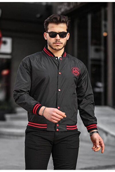 The Naz Line Men's Printed Hooded College Raincoat