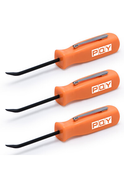 Choice3 مجموعة أدوات فك السيارات البرتقالية المكونة من 3 قطع، ذات زاوية قصيرة...