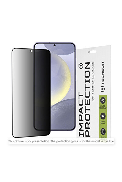 Techsuit Protector de ecran din sticlă securizată Xiaomi 15T 111D, cu adeziv complet, pentru confidențialitate, negru