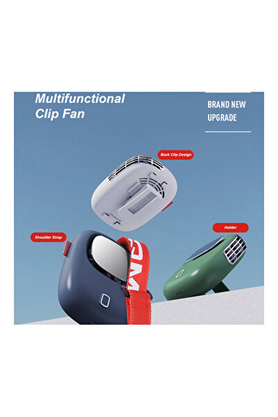fun zone Handheld Multifunctional Clip Fan S0-980 Blue