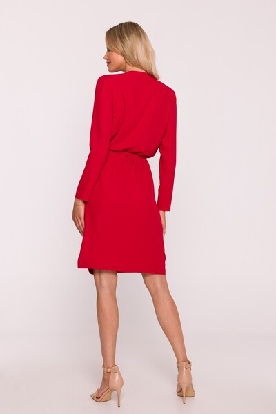 Stylove s428 Midi dress with a cowl neckline