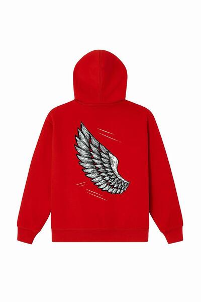 ADAMARA هودي Urban Comfort مصنوع من القطن بنسبة 100%