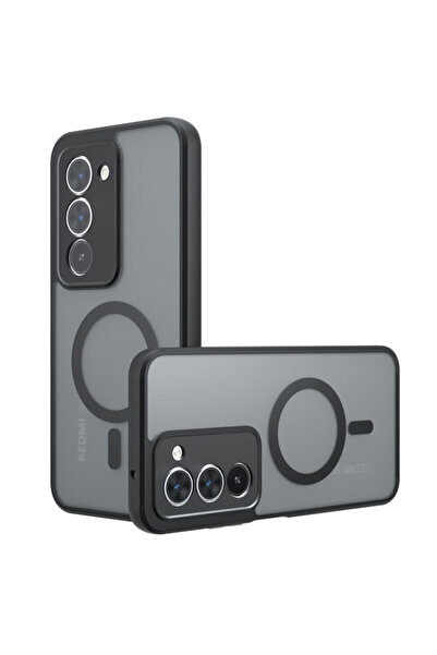 Techsuit Husă PureFrost MagSafe pentru Xiaomi Redmi 15 4G, Negru Înghețat