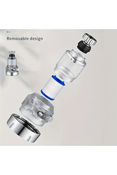 Generic Sink Faucet Water Filter 360° Rotating Tap Purifier, High-Efficiency Filtration System