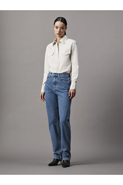 Calvin Klein Women Denim Medium High Rise Straight Jeans