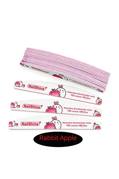 Choice 10 قطع من مبردات الأظافر الاحترافية على شكل أرنب وتفاحة، مقاس 100/180،...