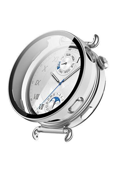 Techsuit Carcasă 360° Pack + Protector de Ecran pentru Huawei Watch GT 6 41mm Defense, Gri