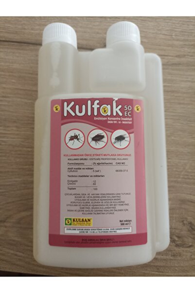 Kulsan İlaç KULAK 500 ML 50 EC SİVRİSİNEK KARA SİNEK VE HAMAMBÖCEĞİ İLACI
