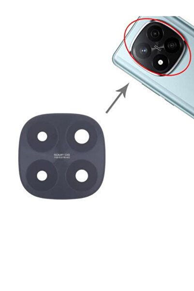 Fodos Xiaomi Uyumlu Redmi Note 14 Pro+ Plus 5G Kamera Lensi Cam Çerçeveli Ful...