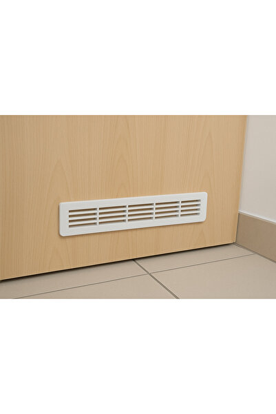 GenelTedarik Kapı Altı Menfez Kapak 27*4,5 Beyaz