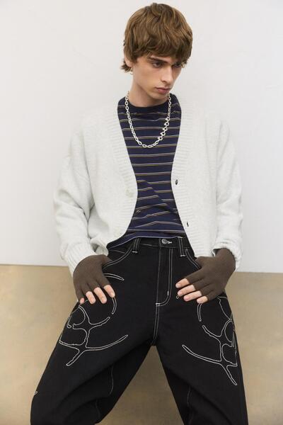 Pull & Bear Basic örgü eldivenler