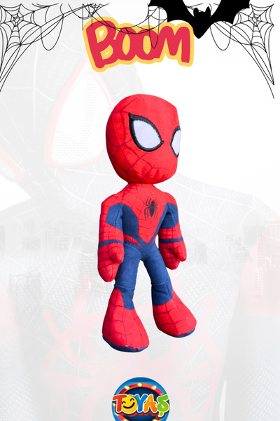 Toyaş Marvel Lisanslı Spıder man Figür Peluş Örümcek Adam Oyuncak Uyku Oyun Arkadaşı 28 Cm