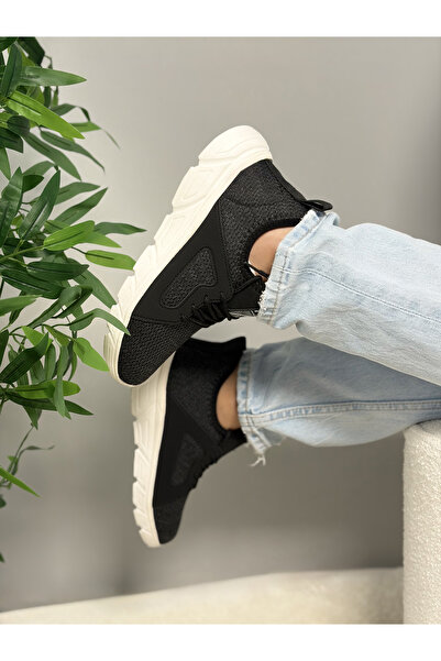 eformoda by emre yılmaz Unisex Knitwear Sneaker Comfortable Breathable Odorless Sports Shoes 4557