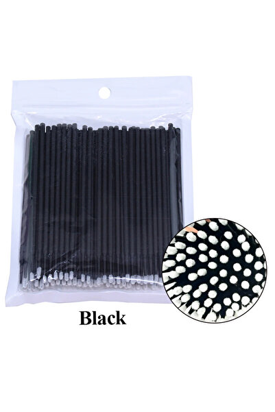 Choice11 Black CNKESS 100PCS Eyelash Brushes Cotton Swab Micro Individual Eye...