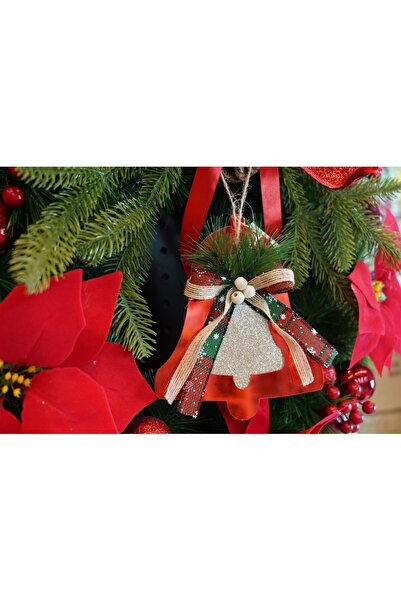 Bibilel Christmas tree ornament, Bibilel, Bell, Red, Glossy, 14x16 cm, Acrylic, Indoor/Outdoor